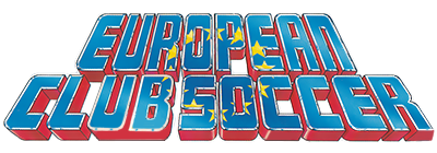 European Club Soccer logo for Sega Mega Drive